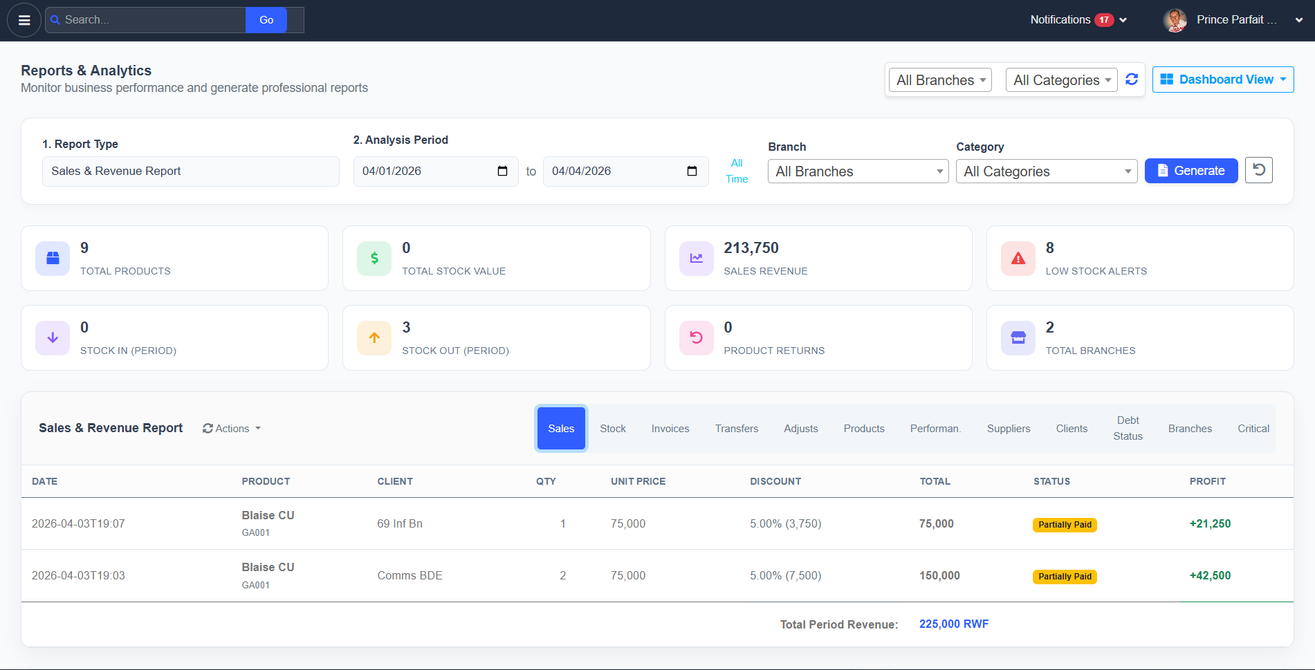 Enterprise Reporting Engine